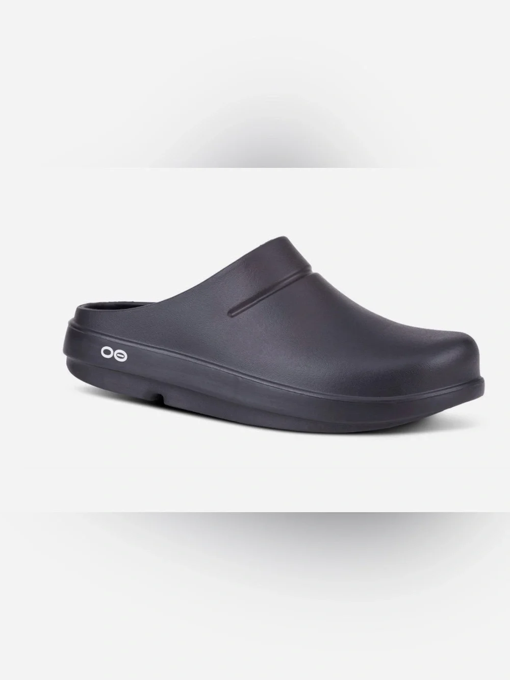 OOFOS black unisex slip on clog light weight flexible shoes New in box